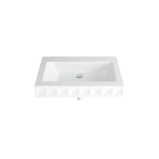 Bette Loft Wand-Waschtisch A230-000SWV1A 82,5x52,5x10cm, 1-reihig, ohne Hahnloch, weiß