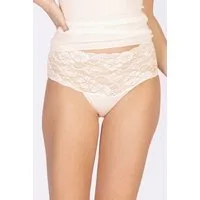 Nina Von C. Taillenslip Fine Cotton (3-St., 3er-Pack) mit wunderschöner floraler Spitze, im 3er-Pack