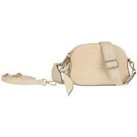 Gabor Handtasche Ophelio (Set, 2 Schultergurte: 1 Gewebeband, 1 aus hochwertigem Kunstleder), Damen Umhängetasche, Schultertasche in Bastoptik