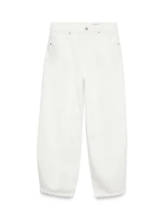 VERO MODA - VMBILLIE HR BARREL ANK COL JEANS NOOS Bright White - Gr. - 31/30