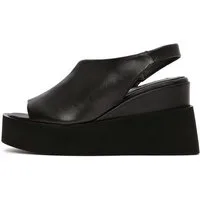 Derimod Keilabsatz-Sandalen aus Leder Sandale Echtleder, Lederfutter, TPU-Sohle, Slingback-Design