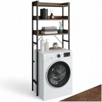 tectake Badregal Badezimmerregal, Set 1-tlg., Industrial Style