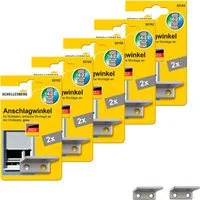 SCHELLENBERG Rollladen-Anschlagstopper Zubehör für Außenrollläden, 3,7 mm Länge, Set, 10-St., Rollladenstopper, 38 x 31 x 15 mm, grau