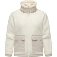 Ragwear Plüschjacke Arctika II Flauschige Jacke aus Teddyfleece