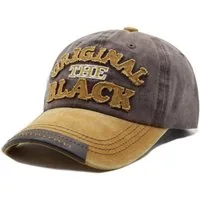 Sporty Baseball Cap Original The Black Vintage Style Used Washed Look Retro Baseballcap vintage Look