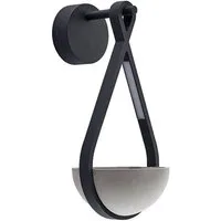 Lucande Außen-Wandleuchte Florka, 2 x 6 W LED, warmweiß