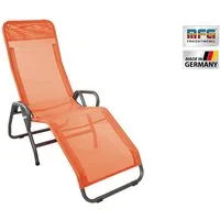 MFG Freizeitmöbel Gartenliege MFG Bäderliege "Pool 3", terrakotta, klappbar