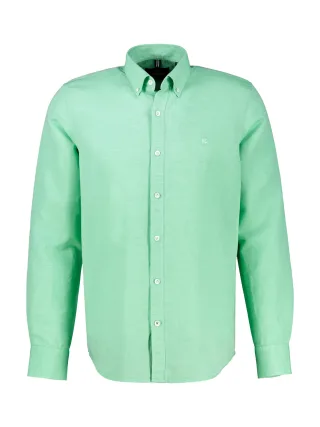 LERROS - BUTTON DOWN MINT WATER - Gr. - XXXL