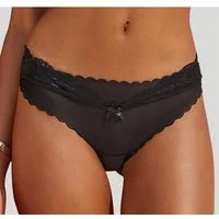 LASCANA Bikinislip mit extra flachen Kanten und feiner Spitze