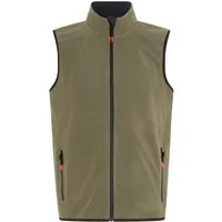 GARDENA Fleeceweste Herren Weste aus Soft Fleece dezentes Ton-in-Ton Gardena Logo auf der Rückseite, 100% Polyester