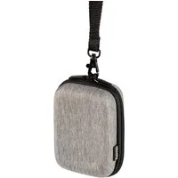 Hama Kameratasche Hardcase Ambato 60M Kamera-Tasche Grau, Schutz-Hülle Cover Foto-Etui Camera-Bag Gürtelschlaufe Digital-Kamera