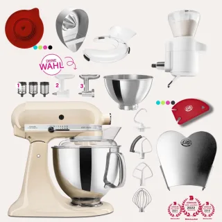 KitchenAid Artisan 4,8 Liter KSM175 Spar-Set mit Sieb mit digitaler...