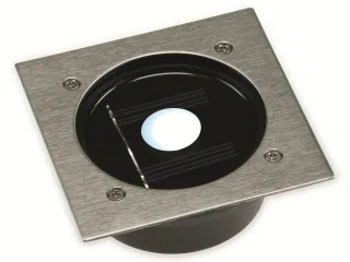 CHILITEC Solar LED-Bodenleuchte CTB-E, IP44, eckig, 100x100 mm