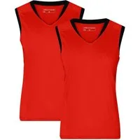James & Nicholson Lauftop Doppelpack Sportliches Damen Lauftop aus FunktionspolyesterJN469 (Doppelpack, 2er-Pack) Feuchtigkeitsregulierend und schnell trocknend