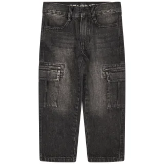 STACCATO - Kn.-Cargojeans black denim - Gr. - 92