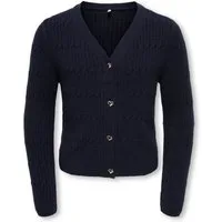 KIDS ONLY Strickjacke KOGKATIA LS CABLE V-NECK CARDI KNT Materialmix, regular fit