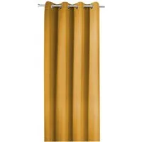 novumfix Verdunkelungsvorhang Sunout/20 curry Thermovorhang XXL Ösen bis 350 cm lang, verdunkelnd, extra lang