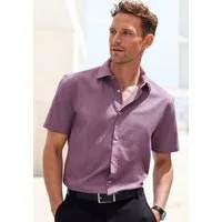 H.I.S Kurzarmhemd Regular-fit elastisches Jaquard-Kurzarmhemd