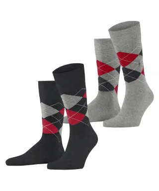 Burlington - Burlington Everyday Argyle Herren oil mel. - Gr. - 43