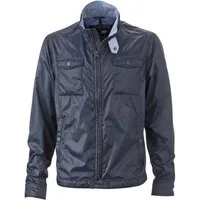 James & Nicholson Allwetterjacke Leichte und vielseitige Herren Reise und Freizeit Jacke JN1096 Wasserabweisend Ungefüttert