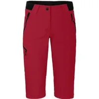 Bergson Outdoorhose VIDAA COMFORT Capri Damen 3/4 Wanderhose, leicht, strapazierfähig, Normalgrößen, rot