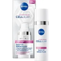 Nivea Gesichtsfluid NIVEA CELLULAR Expert Filler + UVA UVB Daily UV Serum, UVA- und UVB-Schutz, LSF 50+, pflegend