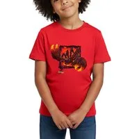 Spreadshirt T-Shirt Schleich Eldrador Lavaskorpion Kinder T-Shirt (1-tlg)