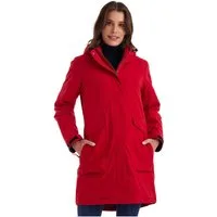 Killtec Parka Damen Funktionsparka Wasserdichter, atmungsaktiver Damenparka mit abnehmbarer Kapuze