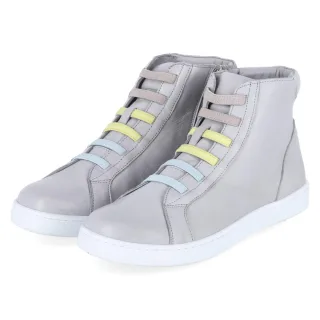 Andrea Conti Boots - Gr. 37 - Grau - Glattleder