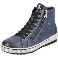 Remonte Schnürboots, Plateau, Schnürstiefelette, Boots in Crash-Optik
