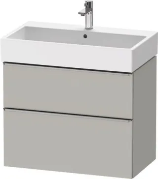 Duravit D-Neo Waschtischunterbau wandhängend Betongrau Matt 784x442x625 mm - DE4373070070000 DE4373070070000