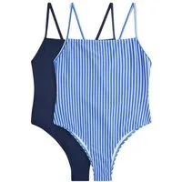 The Set Badeanzug The Set Badeanzug mit Karree-Ausschnitt, 2er-Pack (2-St)