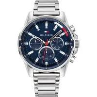 Tommy Hilfiger Multifunktionsuhr MASON 1791788, Quarzuhr, Armbanduhr, Herrenuhr, Datum, Edelstahlarmband