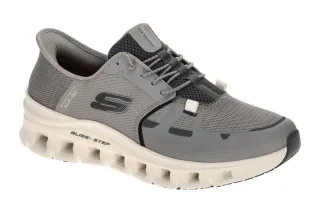 Skechers 200337EC GYCC Herren Slip-On Sneaker grau, rutschfest & wasserabweisend