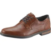 Rieker Schnürschuh mit modischen Ziernähten, Freizeitschuh, Halbschuh, Schnürschuh