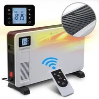 Heidenfeld Konvektor Elektro Heizung Konvektorheizung EK100 Heizgerät inkl. 3 Jahre Garatie, 2300 W, 3-Heizstufen - Fernbedienung - Timer - Heizlüfter - Heizkörper