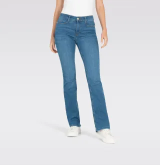 MAC - MAC JEANS - BOOT, Authentic Stretch Denim blau - Gr. - 32