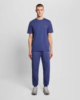 Baumwollmischung Schrift-Jogger