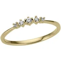Firetti Goldring Schmuck Geschenk Gold 585, poliert, mit Brillanten