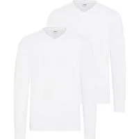!Solid V-Shirt SDOdifan (2-tlg) 2er Pack Basic Langarmshirt mit V-Ausschnitt