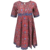 Guru-Shop Midikleid Boho Minikleid, sommerliches Minikleid,.. alternative Bekleidung
