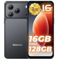 blackview WAVE 7C 6,56-Zoll HD+ IPS Handy Ohne Vertrag,16GB+128GB/2TB Android 16 Smartphone (6,56 Zoll, 128 GB Speicherplatz, 32 MP Kamera, 5000mAh Simlockfreie Handy, 32MP+13MP KI Kamera, 4G Dual SIM/Face ID)