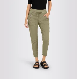 MAC - MAC JEANS - EASY, Authentic stretch gabardine grün - Gr. - 46