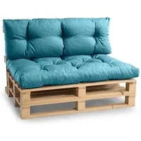 FAVRE Palettenkissen Palettenkissen PPI (Set (Sitzkissen 120x80 +Rückenlehne 120x40)