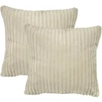 ZOLLNER Kissenbezug, (2 Stück), 40 x 40 cm, 100% Polyester, vom Hotelwäschespezalisten