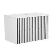 UEV Unterschrank Waschbeckenunterschrank Hängeschrank Badezimmerschrank Wandschrank (Badmöbel, Badezimmmer Schrank) Soft-close Schubladen,Waschbeckenunterschrank mit 2 Schubladen