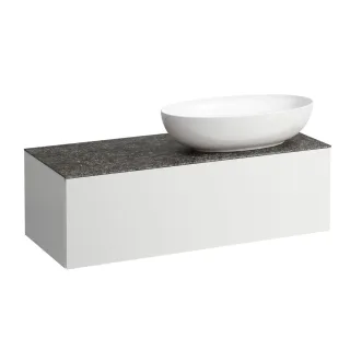 LAUFEN Waschtischunterschrank und Waschtischplatte ALESSI 500x1200x370 H4323190979991