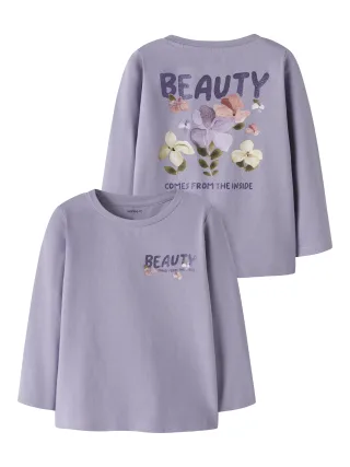 NAME IT - NMFNADELA LS TOP Heirloom Lilac - Gr. - 92