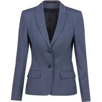GREIFF Jackenblazer Greiff Modern WITH 37.5® Damen Blazer Regular Mittelblau PINPOINT 36