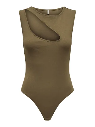 ONLY - ONLVELMA RIB S/L BODYSTOCKING - Gr. - L